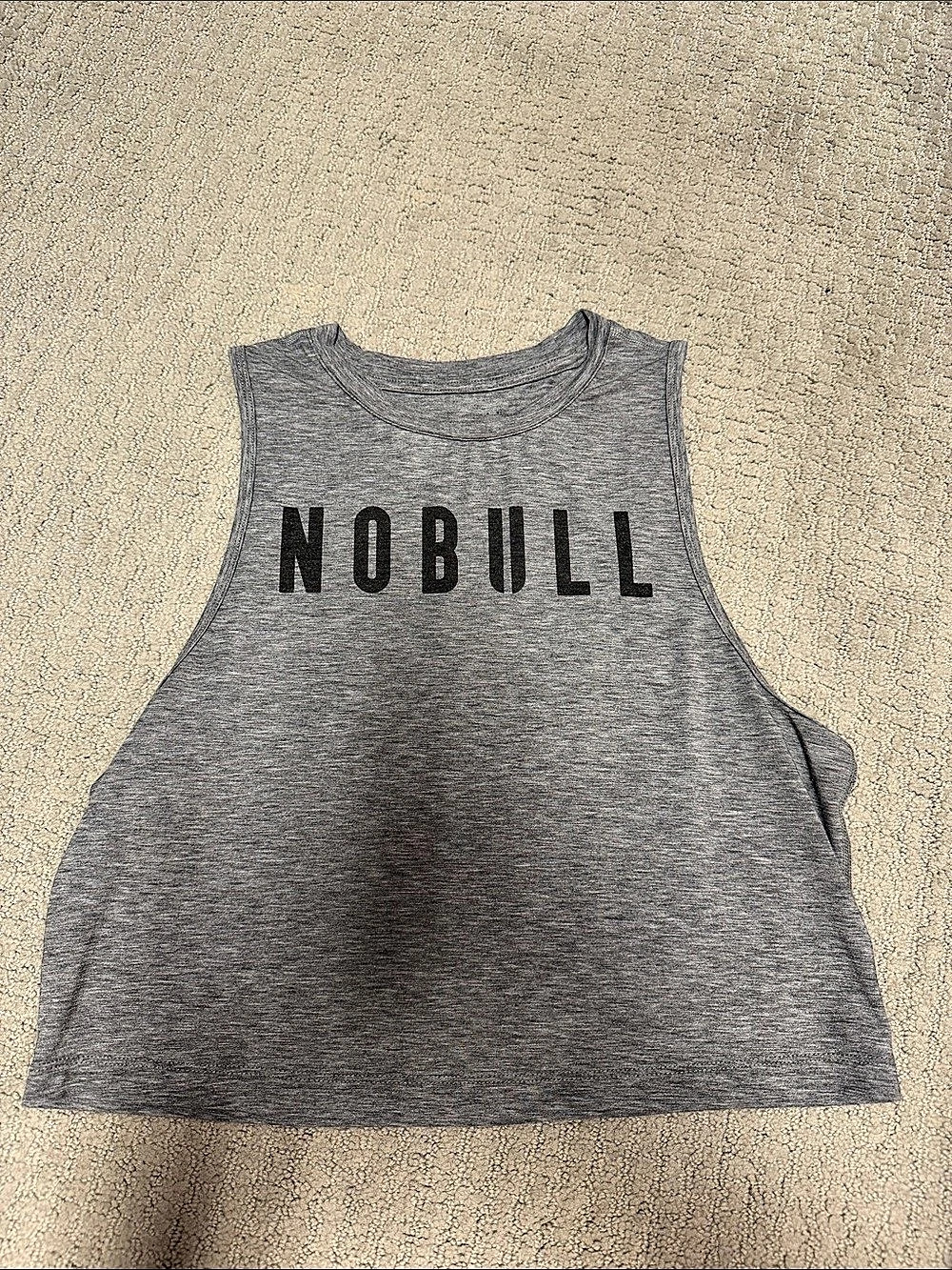 NOBULL Women'Small NOBULL Muscle Tank Muscle Tank Athletic Top Gray Small